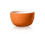 81403-PIET HEIN Bowl dia. 14 cm. Glass ORANGE-OPAL