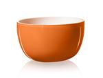 81406-PIET HEIN Bowl dia. 18 cm. Glass ORANGE-OPAL