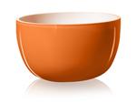 81408-PIET HEIN Bowl dia. 21 cm. Glass ORANGE-OPAL