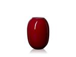 85203-PIET HEIN Vase 20 cm. Glass RED-OPAL