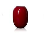 85206-PIET HEIN Vase 25 cm. Glass RED-OPAL