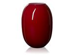 85208-PIET HEIN Vase 30 cm. Glass RED-OPAL